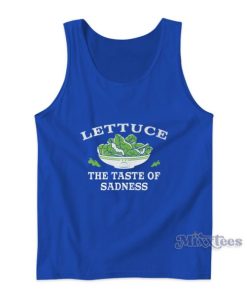 Lettuce The Taste Of Sadness Spiderman Tank Top