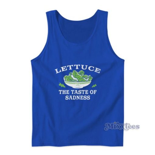 Lettuce The Taste Of Sadness Spiderman Tank Top