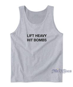 Lift Heavy Hit Bombs Tank Top for Unisex
