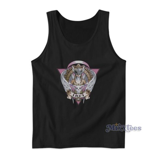 Light Gatomon Angewon Digimon Tank Top For Unisex