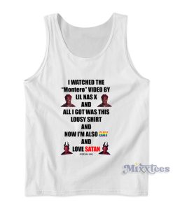 Lil Nas X Pizzaslime The Lousy Montero Tank Top for Unisex Lil Nas X Pizzaslime The Lousy Montero Tank Top for Unisex