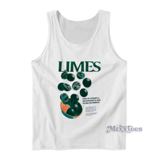 Limes High In Vitamin C Antioxidants And Other Nutrients Tank Top