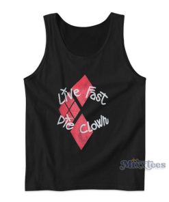 Live Fast Die Clown Tank Top for Unisex