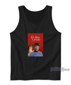 Live Long And Prosper Star Trek Spock Tank Top