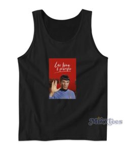 Live Long And Prosper Star Trek Spock Tank Top