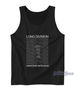 Long Division Unknown Integers Tank Top For Unisex