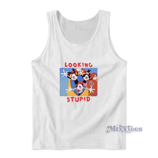 Looking Stupid Animaniacs Tank Top for Unisex