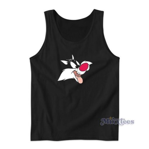 Looney Tunes Sylvester Face Tank Top for Unisex