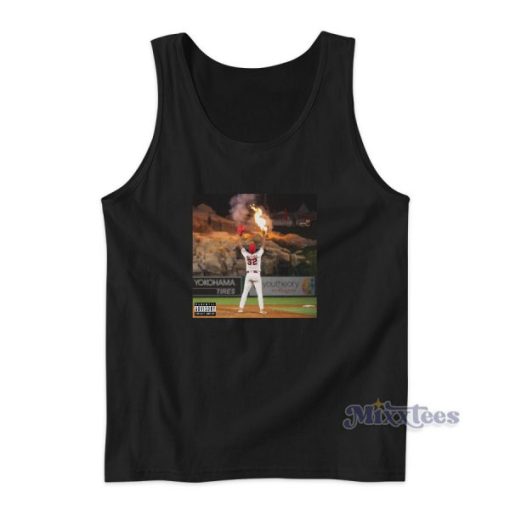 Los Angeles Angels Raisel Iglesias Parental Advisory Tank Top for Unisex