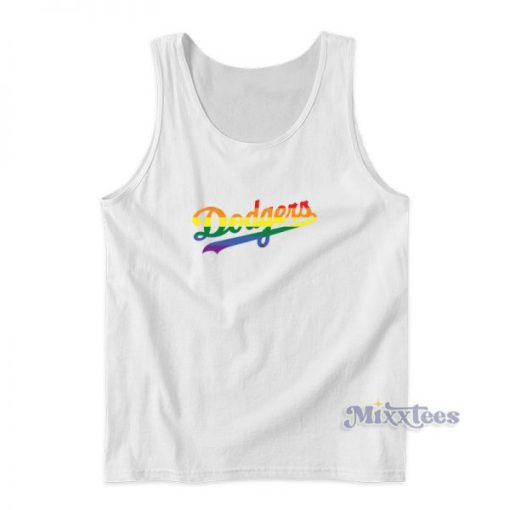 Los Angeles Dodgers Pride Tank Top For Unisex