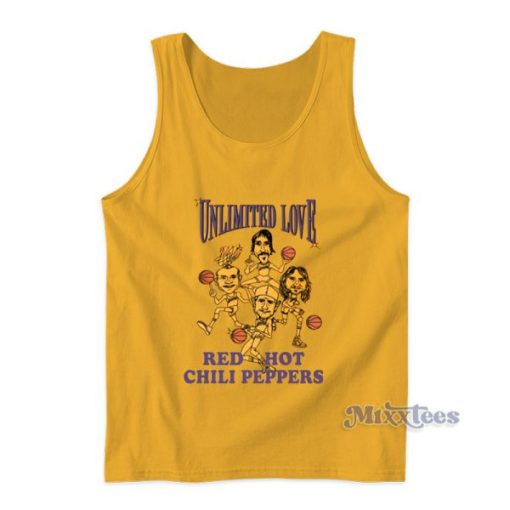 Los Angeles Lakers Unlimited Love Red Hot Chili Peppers Tank Top