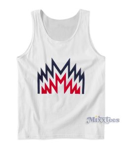 Louis Tomlinson Wearing Moncler Multi M Logo Tank Top Louis Tomlinson Wearing Moncler Multi M Logo Tank Top