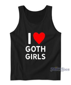 Love Goth Girls Heart Tank Top For Unisex