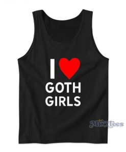 Love Goth Girls Heart Tank Top For Unisex