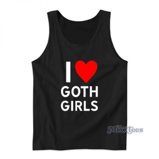 Love Goth Girls Heart Tank Top For Unisex