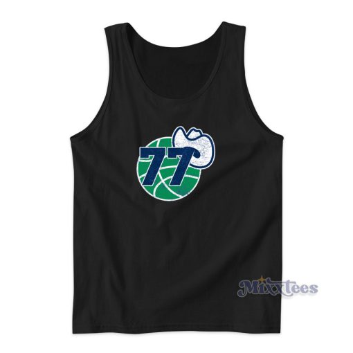 Luka Doncic Retro Dallas Logo Tank Top for Unisex