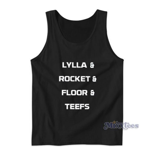 Lylla And Rocket And Floor And Teefs James Gunn Tank Top