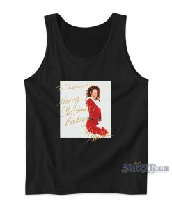 Mariah Carey To Supreme Merry Christmas Baby Tank Top