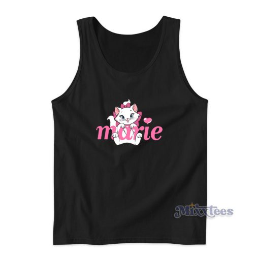 Marie Cute Cat Tank Top for Unisex