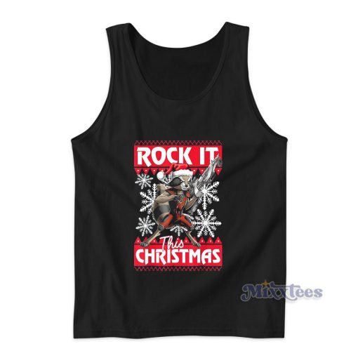 Marvel Guardians Of Galaxy Rocket Christmas Tank Top