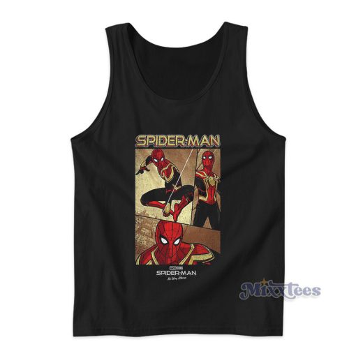 Marvel Spider Man No Way Home Three Panel Spidey Tank Top