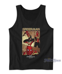 Marvel Spider Man No Way Home Three Panel Spidey Tank Top