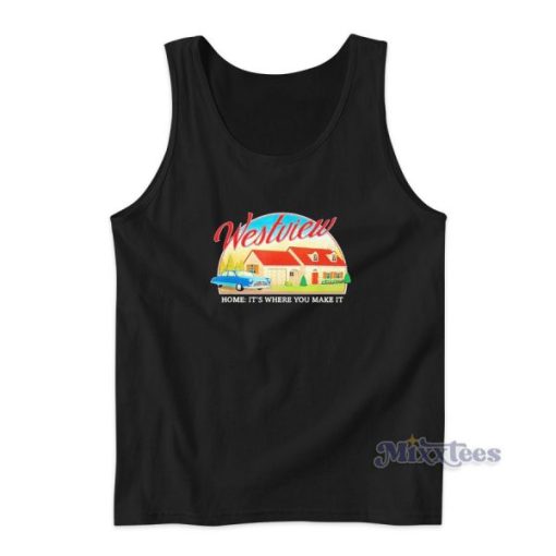 Marvel Wandavision Westview Retro Tank Top for Unisex