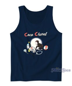 Mega Yacht Chanel Logo Curious George Tank Top