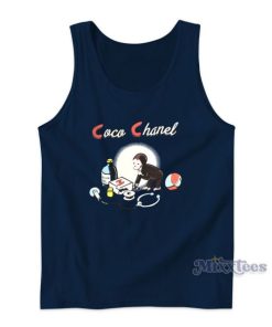 Mega Yacht Chanel Logo Curious George Tank Top