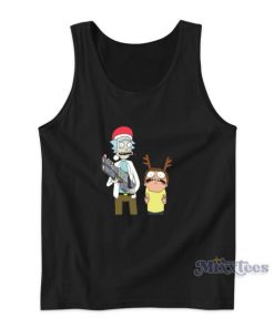 Merry Christmas Rick and Morty Tank Top