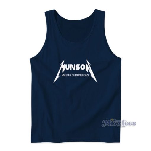 Metallica Munson Master Of Dungeons Tank Top