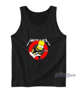 Metallica The Simpsons Music Tank Top for Unisex