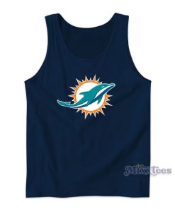 Miami Dolphins Logo Tank Top for Unisex