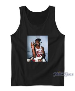 Michael Jordan Three Peat Simply Heat Tank Top