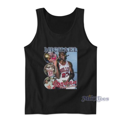 Michael Jordan Three Peat Tank Top