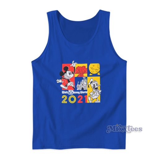 Mickey Mouse And Donald Duck Walt Disney World 2021 Tank Top