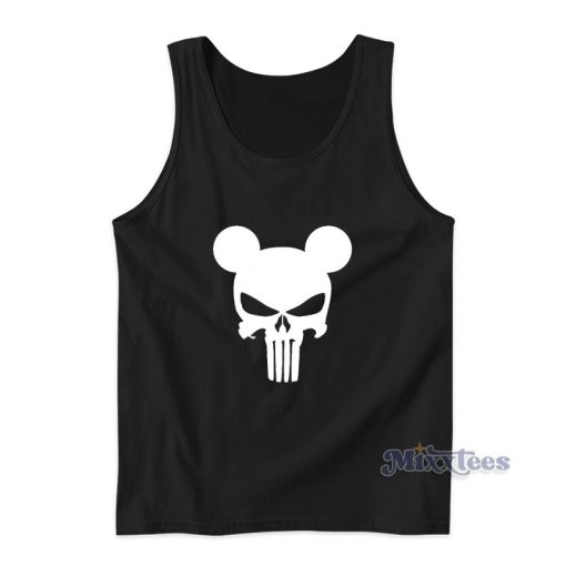 Mickey Mouse Punisher Tank Top For Unisex