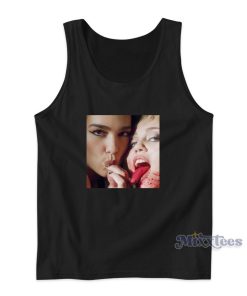 Miley Cyrus And Dua Lipa Prisoner Tank Top for Unisex Miley Cyrus And Dua Lipa Prisoner Tank Top for Unisex