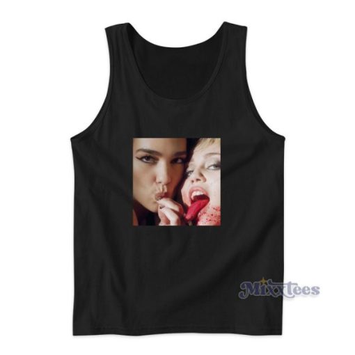 Miley Cyrus And Dua Lipa Prisoner Tank Top for Unisex