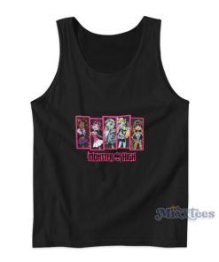 Monster High Illustrated Panels Girls Boyfriend Tank Top