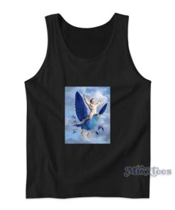 Musk Ridding Twitter Bird Art Tank Top