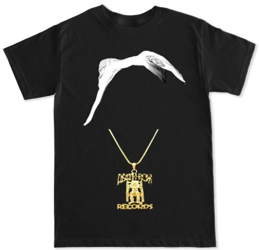 2pac Deathrow Records Chain T-shirt