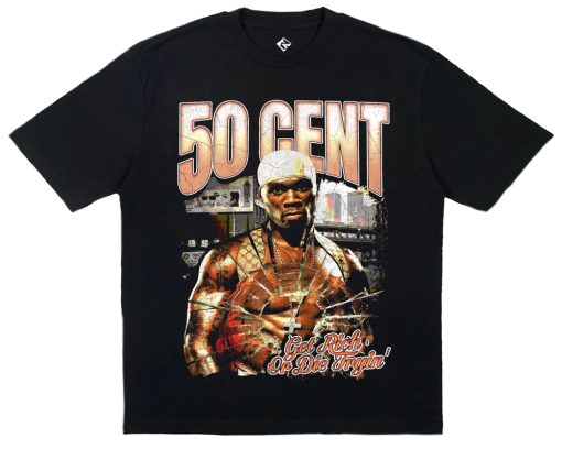 50 Cent Rapper Get Rich Or Die Tryin’ T-shirt