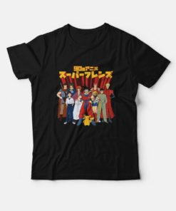 90s Anime Super Friends T-Shirt