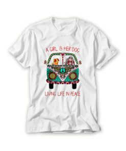 A girl and Her Dog T shirt 2
