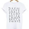 ABCDE Fuck donald trump T-shirt