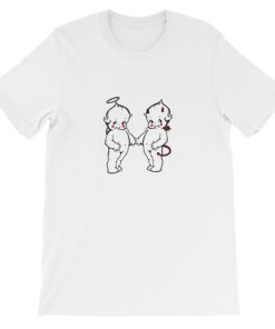 Angel and Devil Baby T-Shirt Angel and Devil Baby T-Shirt