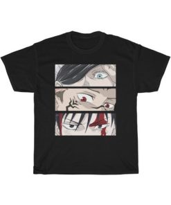 Anime Satoru Gojo Yuji Itadori Sukuna Eyes Japanese Style Unisex T-Shirt