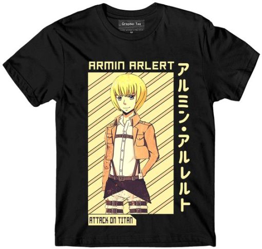 Armin Arlert Attack on Titan Anime T-shirt