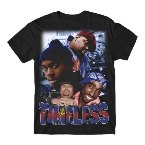 BIGGIE TUPAC BIG PUN NAS TIMELESS Vintage T-shirt